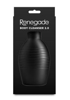 Renegade Body Cleanser 2.0 Silicone Enema - Black