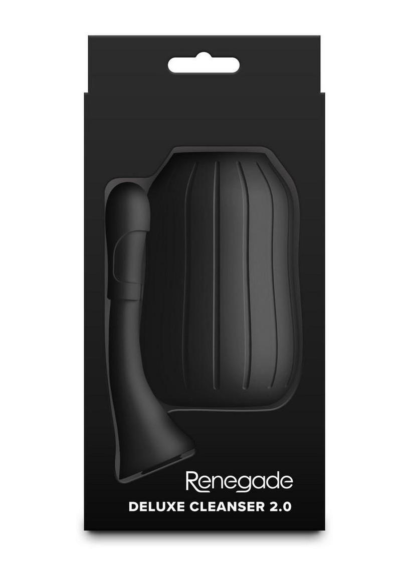 Renegade Deluxe Cleanser 2.0 Silicone Enema - Black