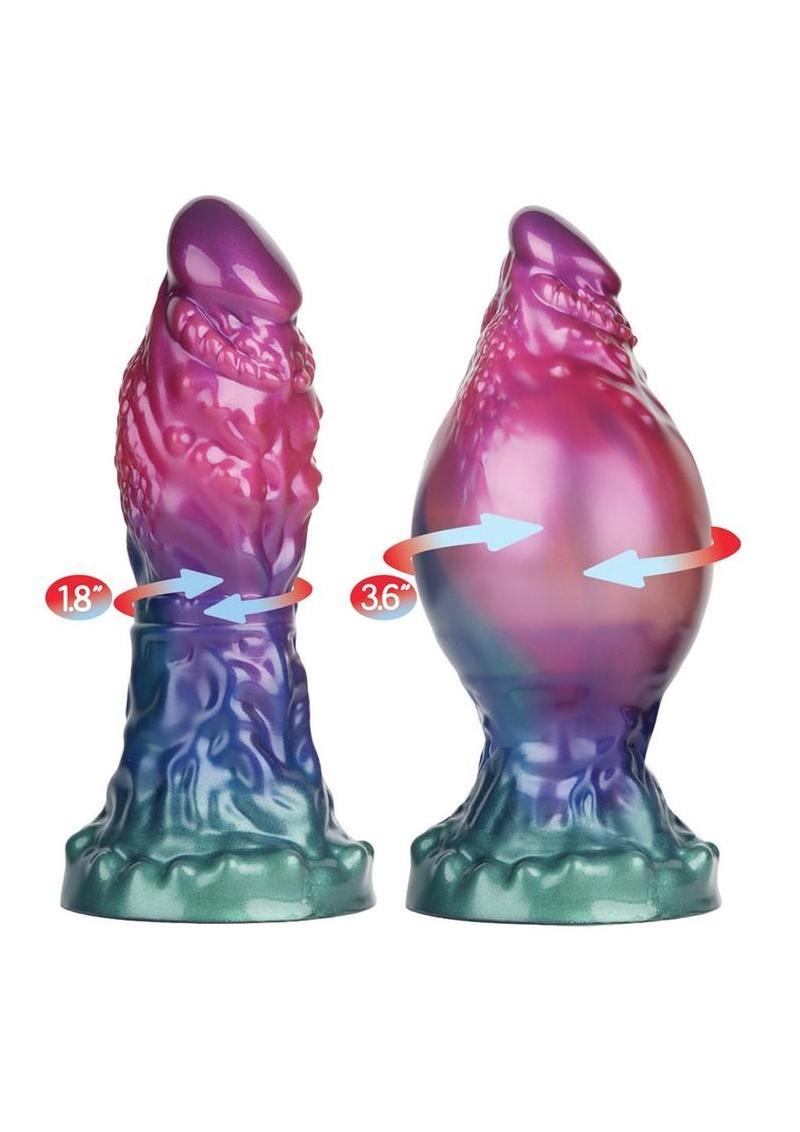 Alien Nation Expandor Silicone Dildo - Red/Purple