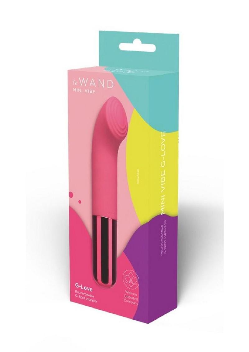 Le Wand Mini Vibe G-Love Rechargeable G-Spot Vibrator - Red