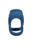 Performance Plus Dual Flex Pro Rechargeable Silicone Cock Ring and Ball Strap - Blue