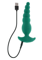 Gender X The Rattler Rechargeable Silicone Twirling Prostate Vibrator - Green