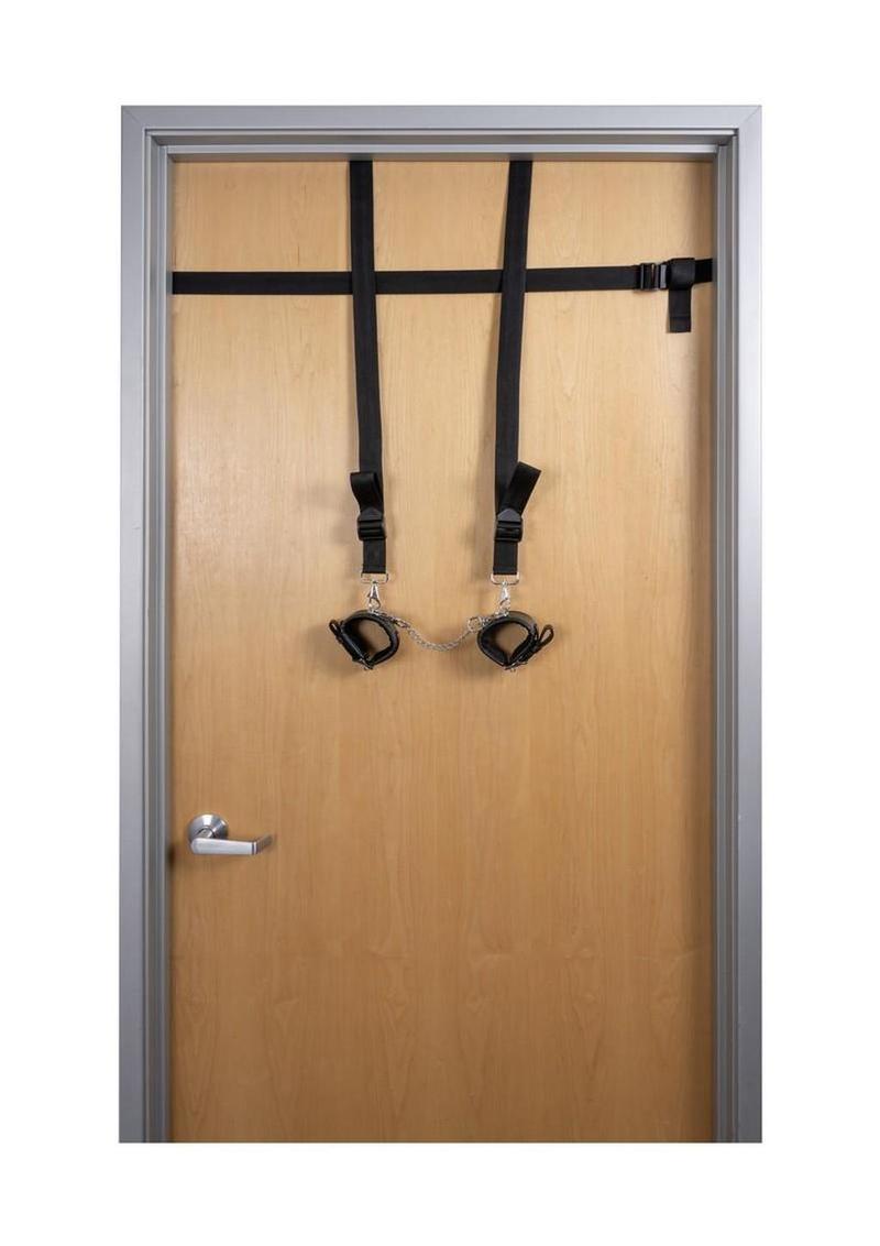Edge Adjustable Door Restraints - Black