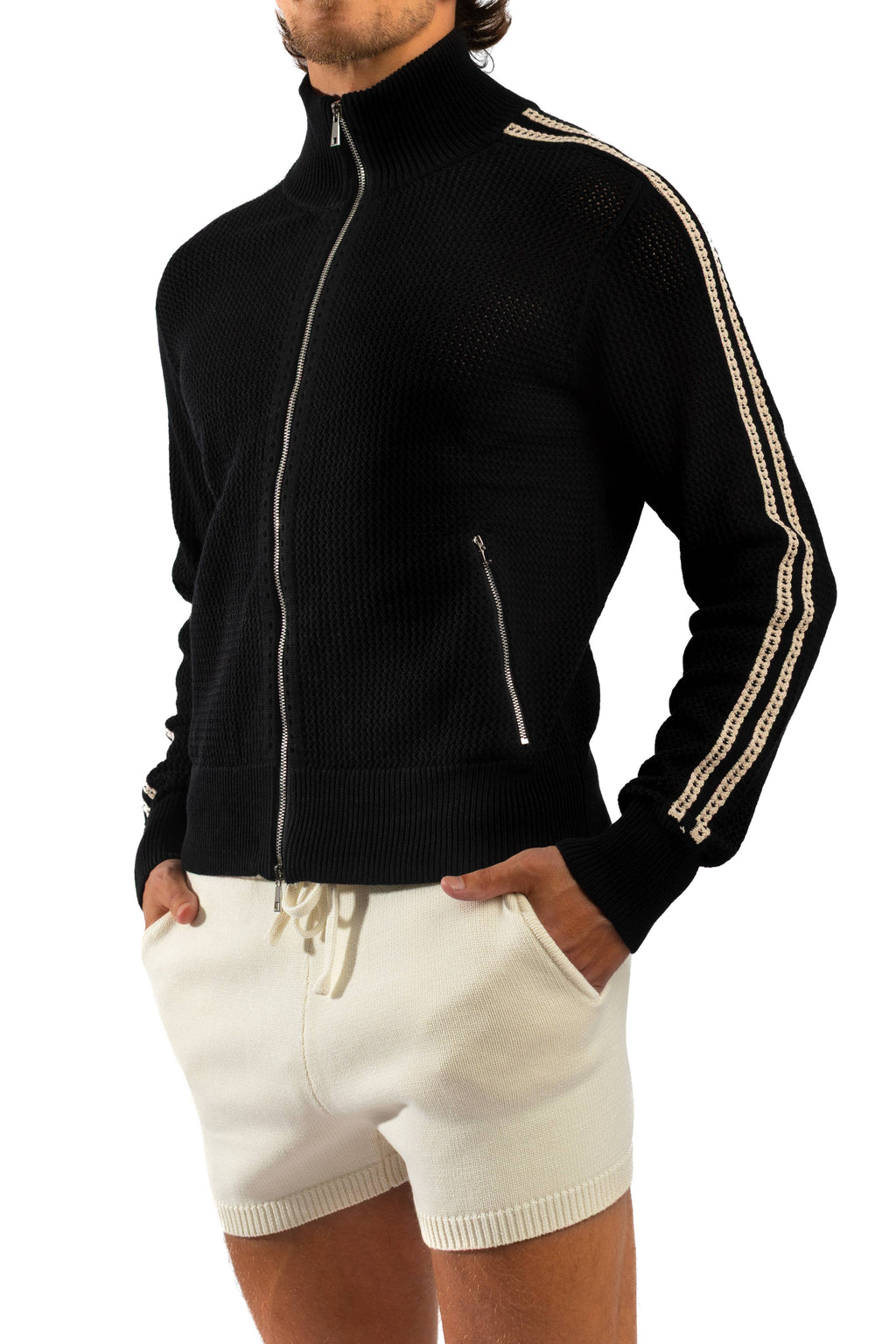 Timberline Cotton Knit Zip Up by Jack Adams in 2 colors