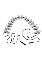 Edge Body Zipper Clothes Pins - Black/Silver