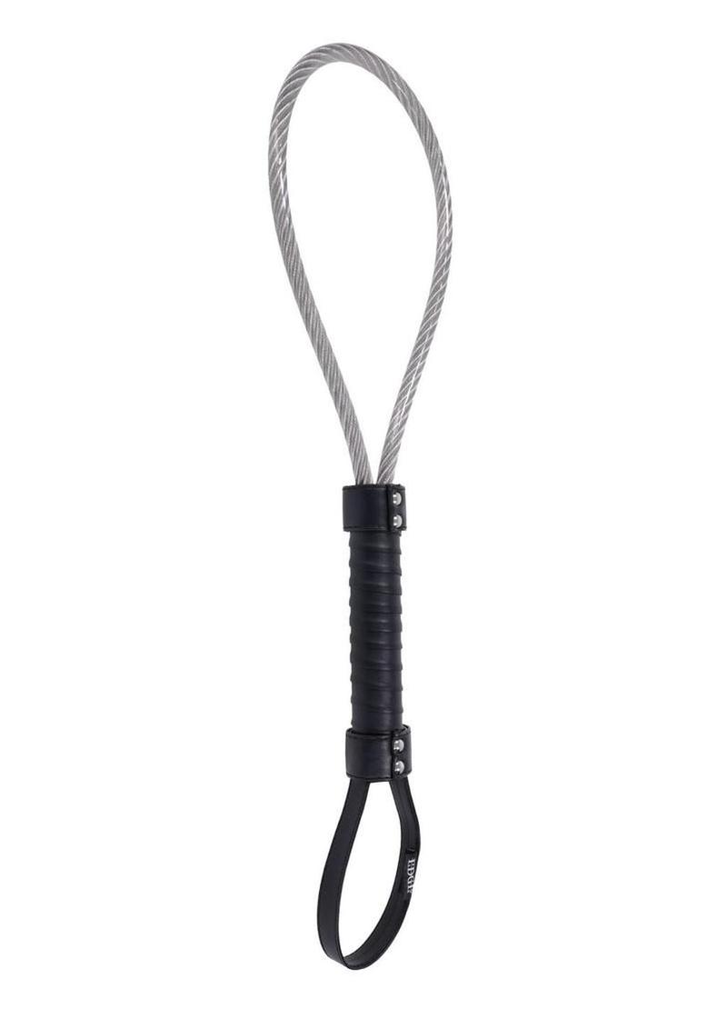 Edge Metal Loop Spanker - Silver/Black