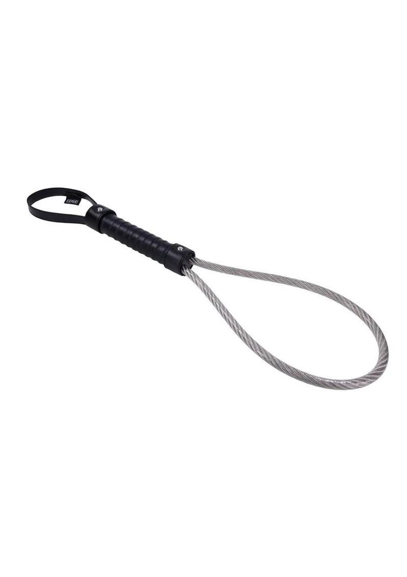 Edge Metal Loop Spanker - Silver/Black