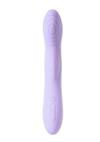 Svakom Selena Warming Rechargeable Silicone G-Spot Vibrator with Clitoral Stimulator - Lavender