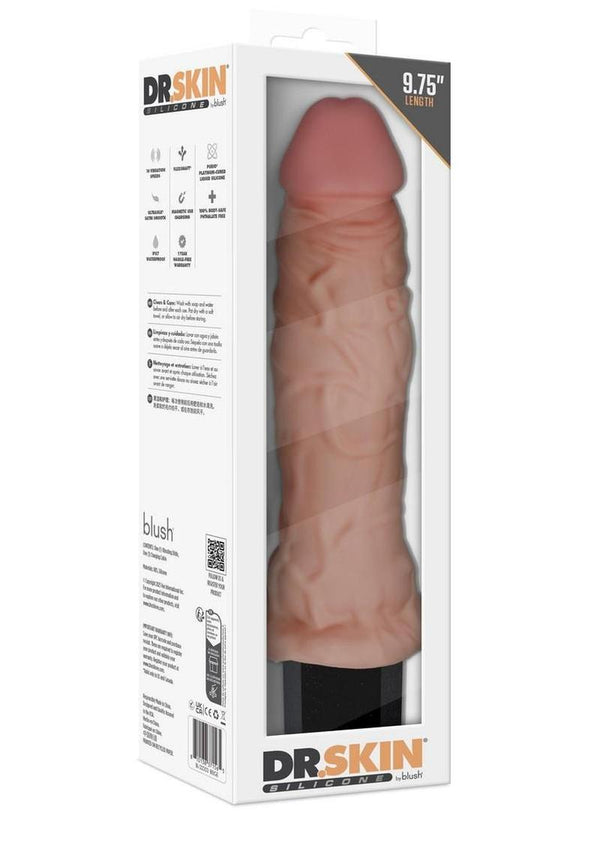 Dr. Skin Silicone Dr. Webber Rechargeable Vibrating Dildo 9.75in - Vanilla