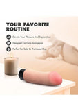 Dr. Skin Silicone Dr. Hunt Rechargeable Vibrating Dildo 8.75in - Vanilla