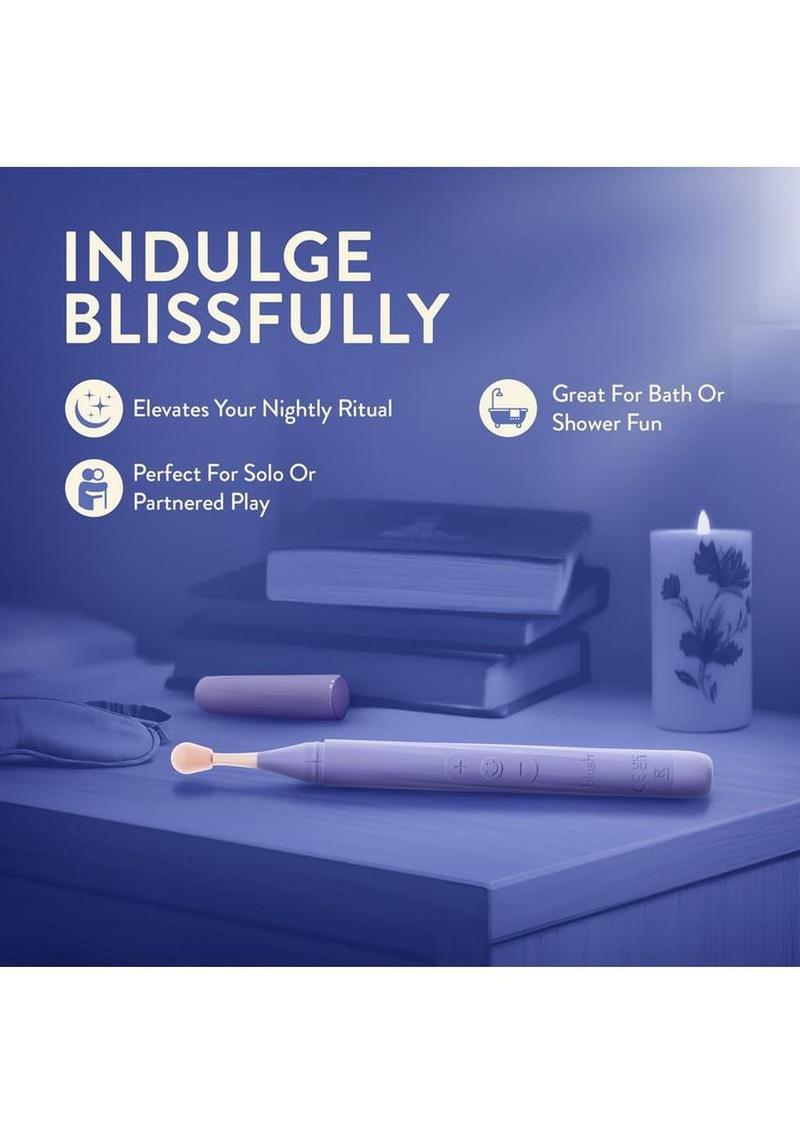 Blush Collection Juno Rechargeable Oscillating Wand Vibrator - Purple