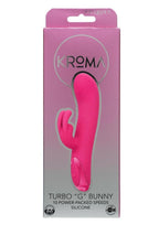 Kroma Turbo G Bunny Rechargeable Silicone Rabbit Vibrator - Pink