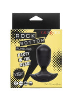 Rock Bottom Rumbling Torpedo Rechargeable Silicone Probe - Black