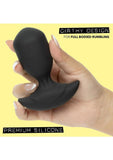 Rock Bottom Rumbling Torpedo Rechargeable Silicone Probe - Black