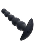Anal Toys Rechargeable X-5 Silicone Power Beads 7.25in - Black