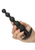 Anal Toys Rechargeable X-5 Silicone Power Beads 7.25in - Black