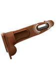 Fantasy X-Tensions Elite Vibrating Rechargeable Silicone Dual Density Hollow Strap-On 7in - Caramel