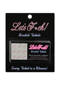 Let's F*ck Sex Positions Scratch Tickets
