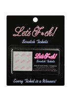 Let's F*ck Sex Positions Scratch Tickets