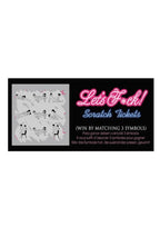 Let's F*ck Sex Positions Scratch Tickets