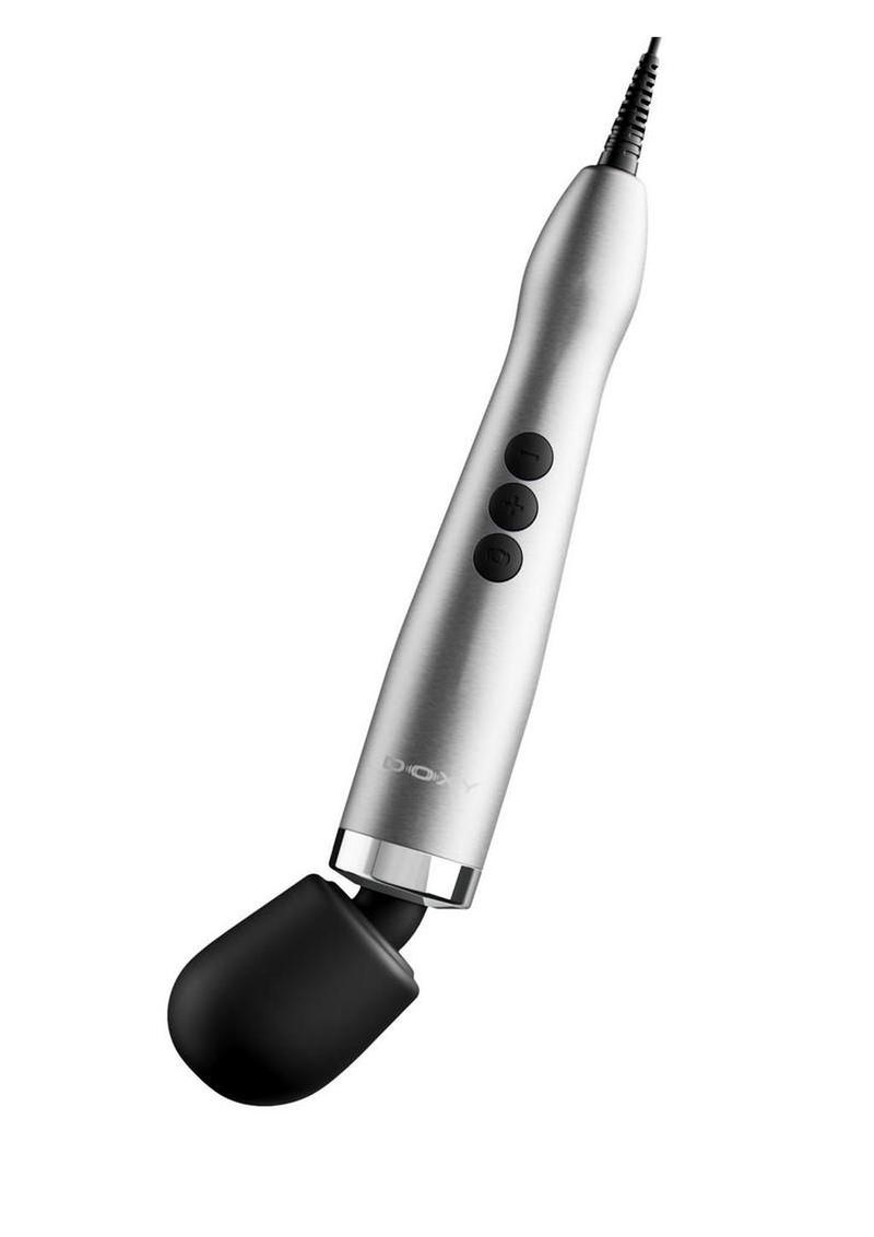 Doxy Die Cast Max Plug-In Wand Massager - Silver