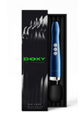 Doxy Die Cast 3 Rechargeable Compact Cordless Wand Massager - Blue