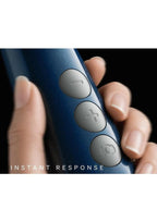 Doxy Die Cast 3 Rechargeable Compact Cordless Wand Massager - Blue