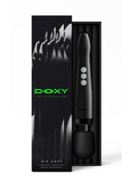 Doxy Die Cast 3 Rechargeable Compact Cordless Wand Massager - Matte Black