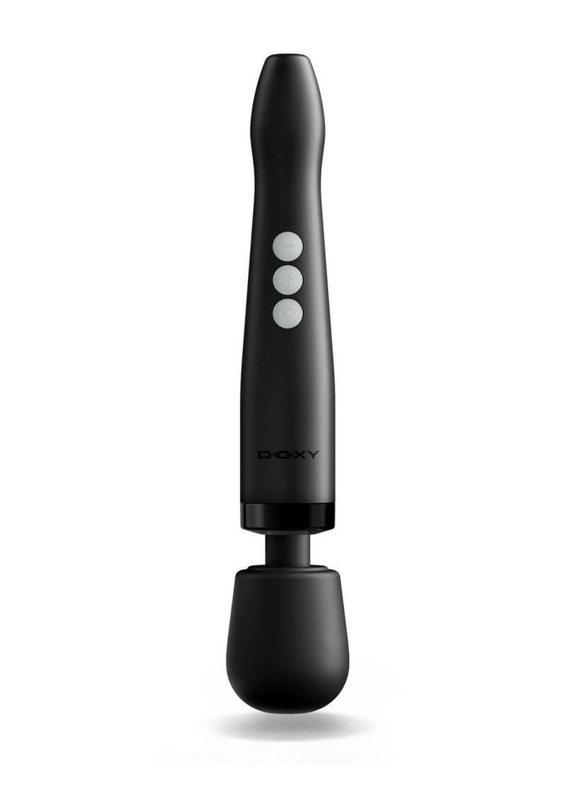 Doxy Die Cast 3 Rechargeable Compact Cordless Wand Massager - Matte Black