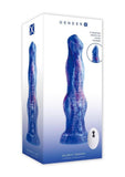 Gender X Wildest Dreams Rechargeable Silicone Vibrating Dildo with Remote Control - Multicolor