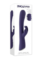 Poppin Good Time Rechargeable Silicone Rabbit Vibrator - Purple