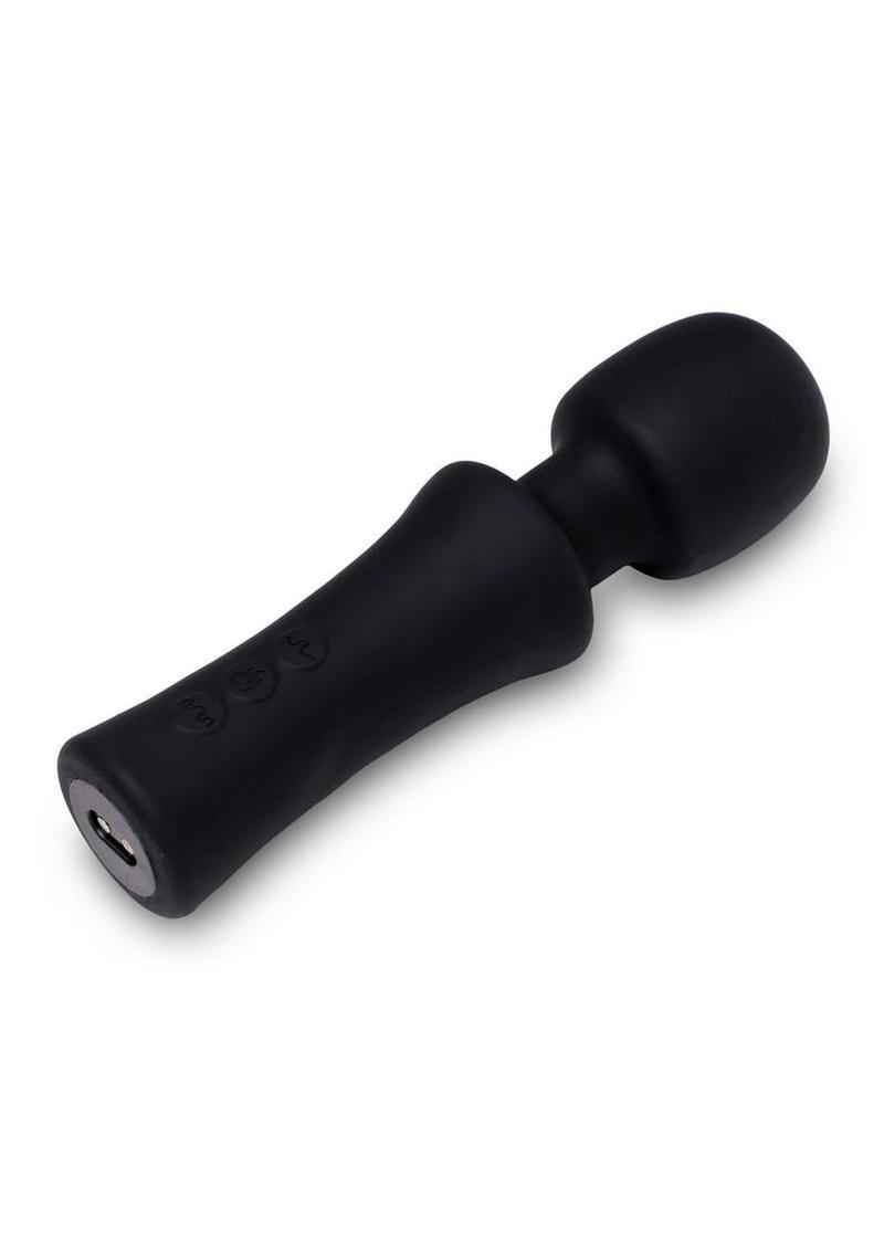 Nu Sensuelle Adore XRL8 Rechargeable Silicone Wand with Heat - Black