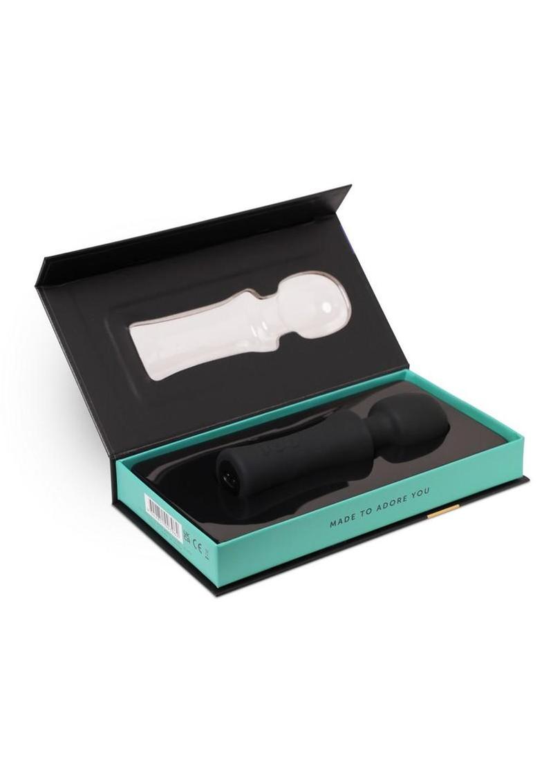 Nu Sensuelle Adore XRL8 Rechargeable Silicone Wand with Heat - Black