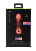 Nu Sensuelle Gemma Turbo Rechargeable Silicone Bullet Vibrator - Coral