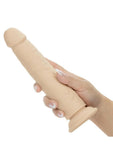 Rechargeable Vibrating & Thrusting Silicone Studs - Vanilla