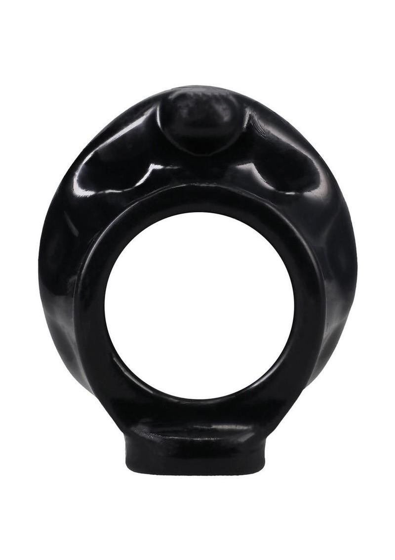 Rock Solid Offer It Silicone Cock Ring - Black