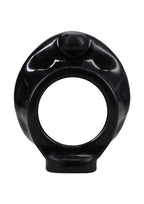 Rock Solid Offer It Silicone Cock Ring - Black