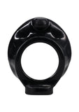 Rock Solid Offer It Silicone Cock Ring - Black