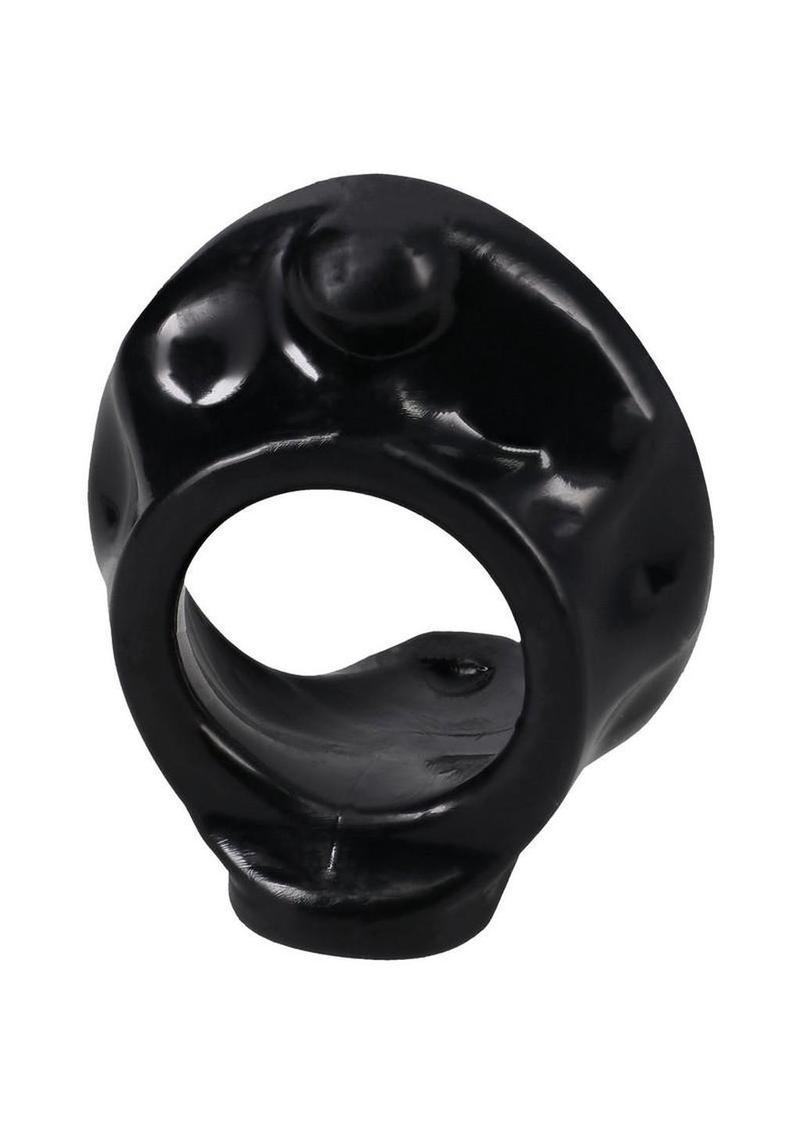 Rock Solid Offer It Silicone Cock Ring - Black