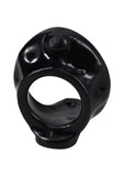Rock Solid Offer It Silicone Cock Ring - Black
