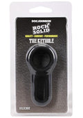 Rock Solid The Keyhole Silicone C-Ring - Black