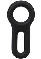 Rock Solid The Keyhole Silicone C-Ring - Black