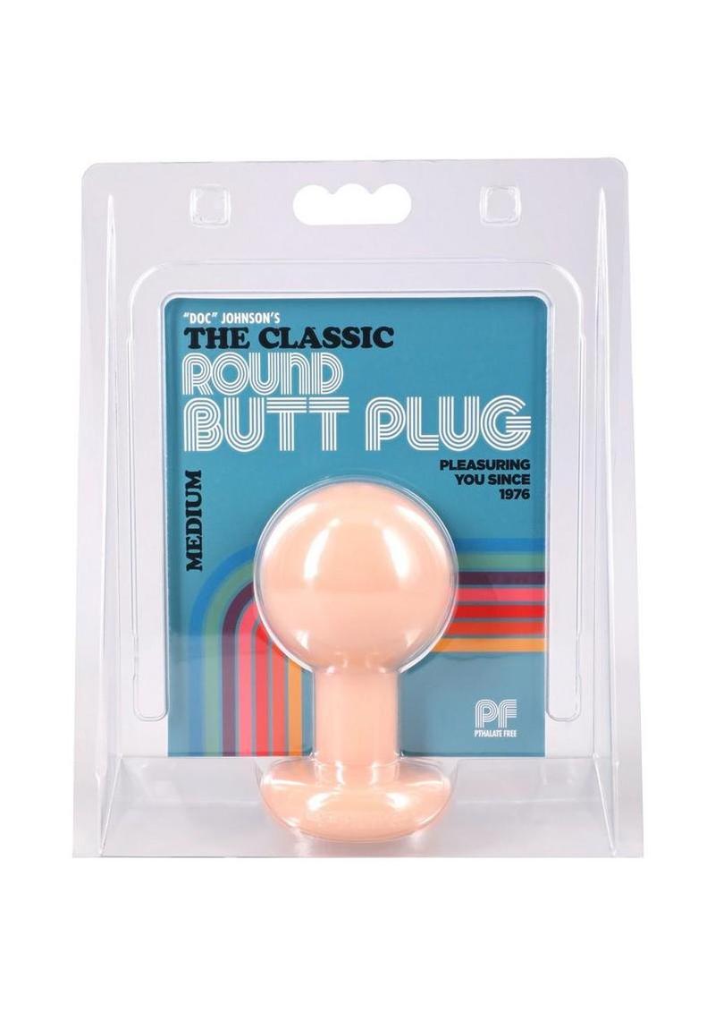 The Classic Round Butt Plug - Medium - Vanilla