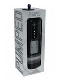 Pumped Sensurge Automatic Rechargeable Heating, Sucking, Thrusting, Vibrating Male Pump - Black