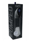 Pumped Hyperscope Automatic Rechargeable Dual Vibrating Male Pump with Vagina Sleeve - Gun Metal