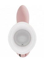 Vive Callalily Silicone Rechargeable Triple Motor G-Spot tap, Vulva, Breast Suction and Tongue Vibrator - Pink