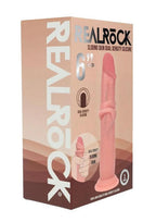 RealRock Dual Layered Silicone Realistic Sliding Skin Dildo 6in - Vanilla