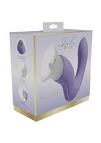 Vive Callalily Silicone Rechargeable Triple Motor G-Spot tap, Vulva, Breast Suction and Tongue Vibrator - Lavender