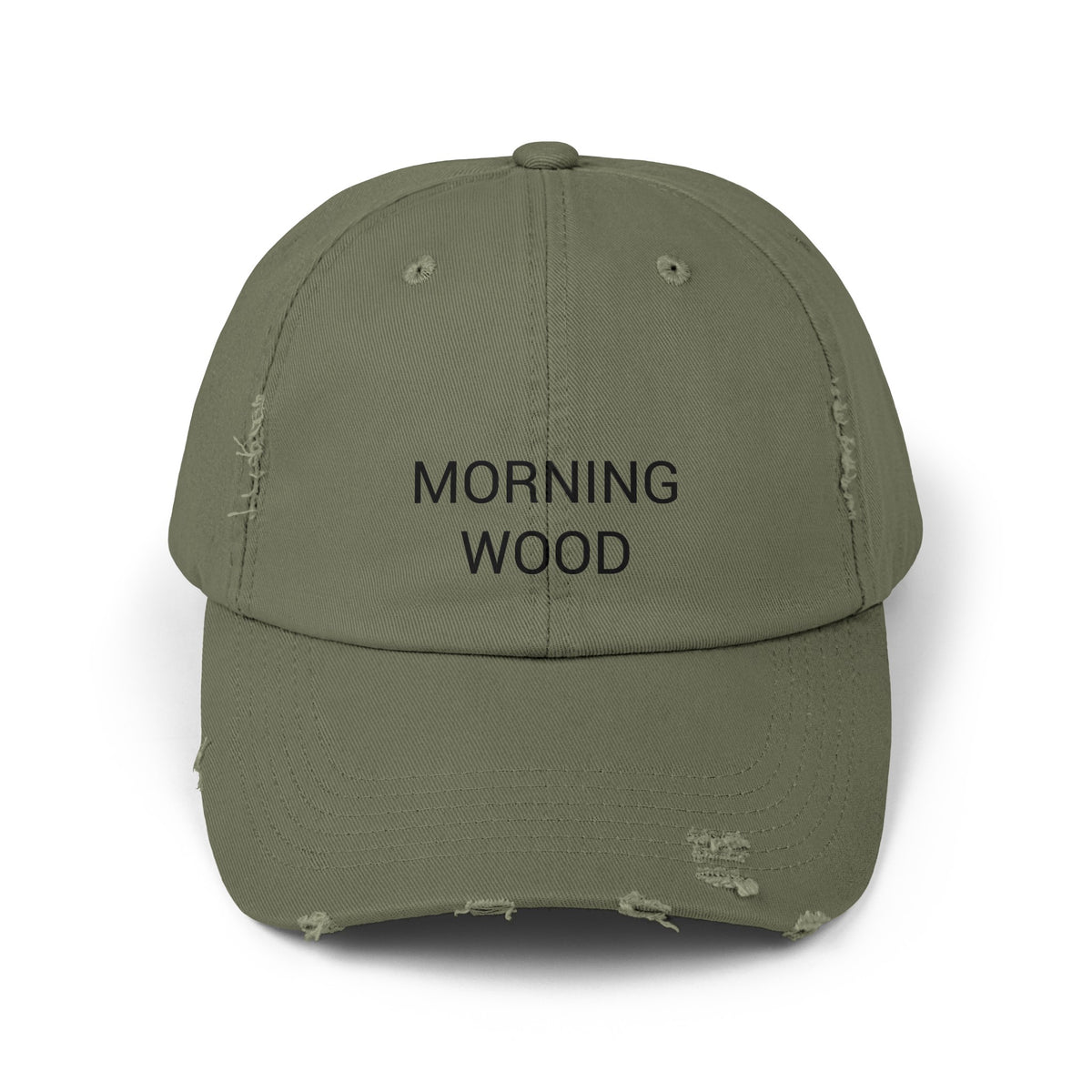 MORNING WOOD Distressed Cap in 6 colors