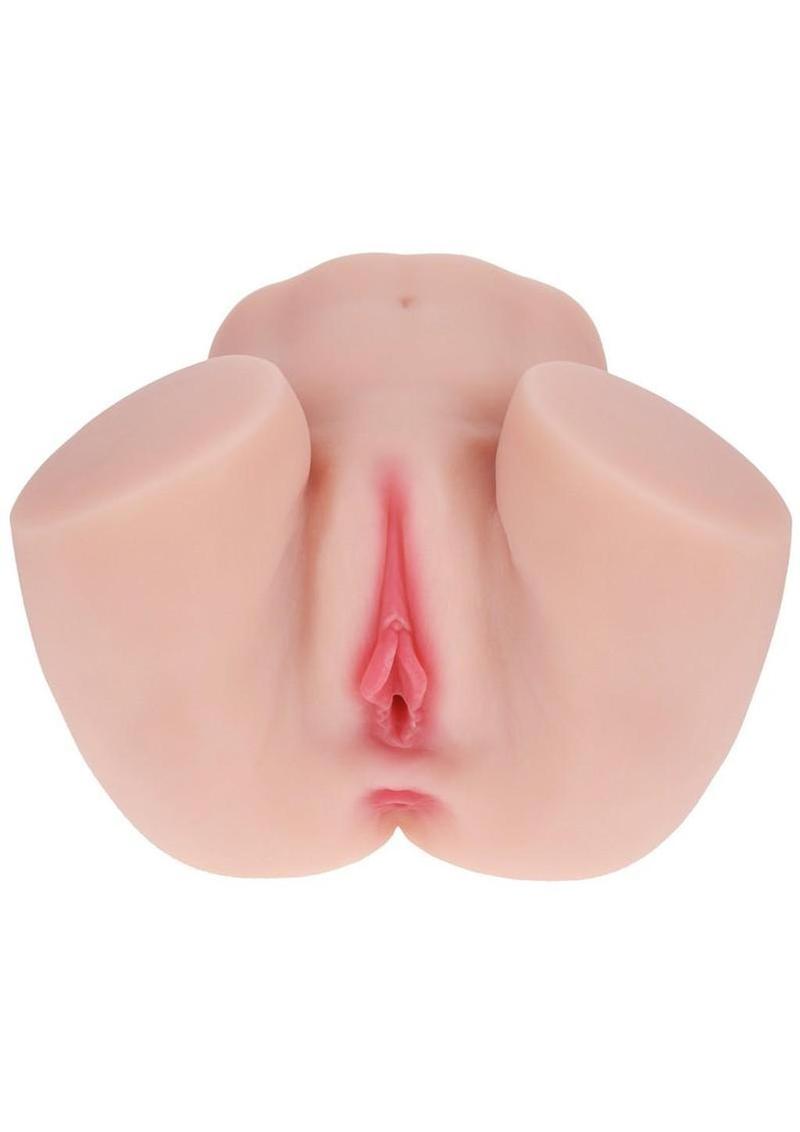 Xkin Mia Hart Dual Entry Bodyforms Masturbator - Pussy/Ass - Vanilla